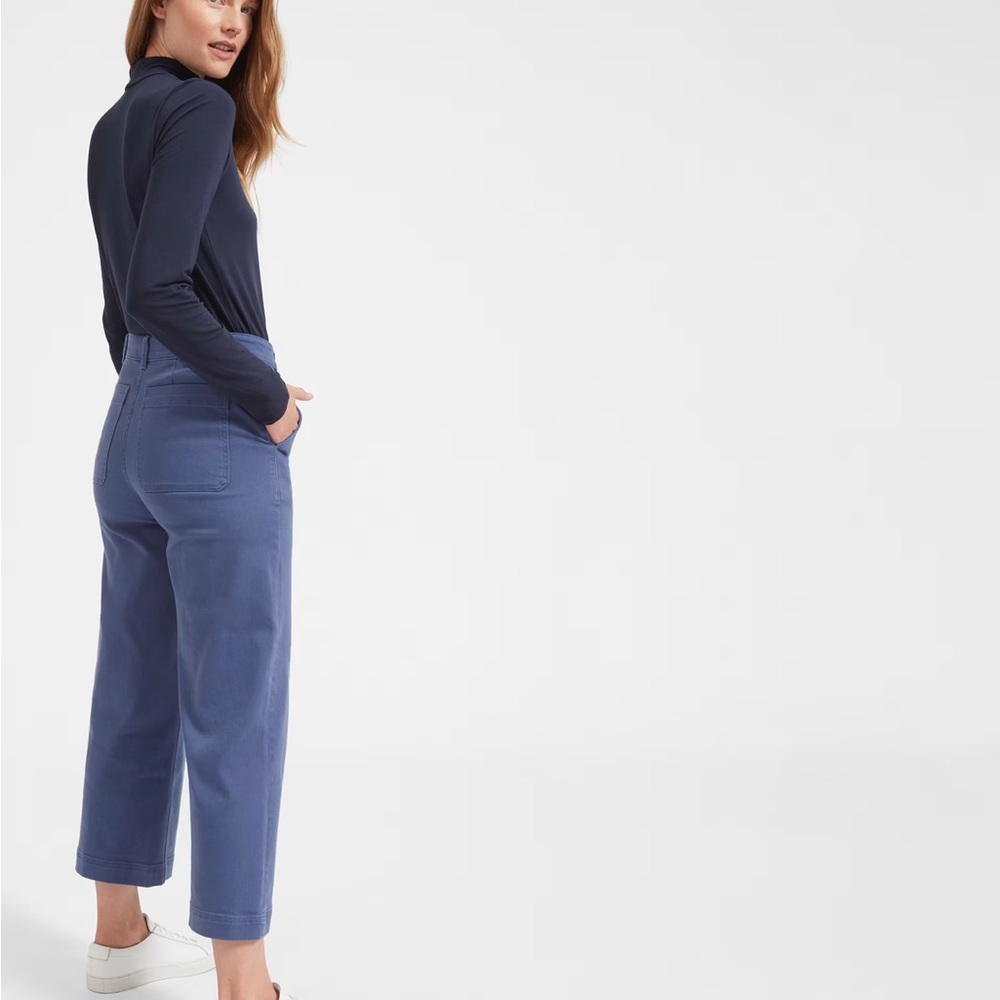 Everlane wide leg crop pants